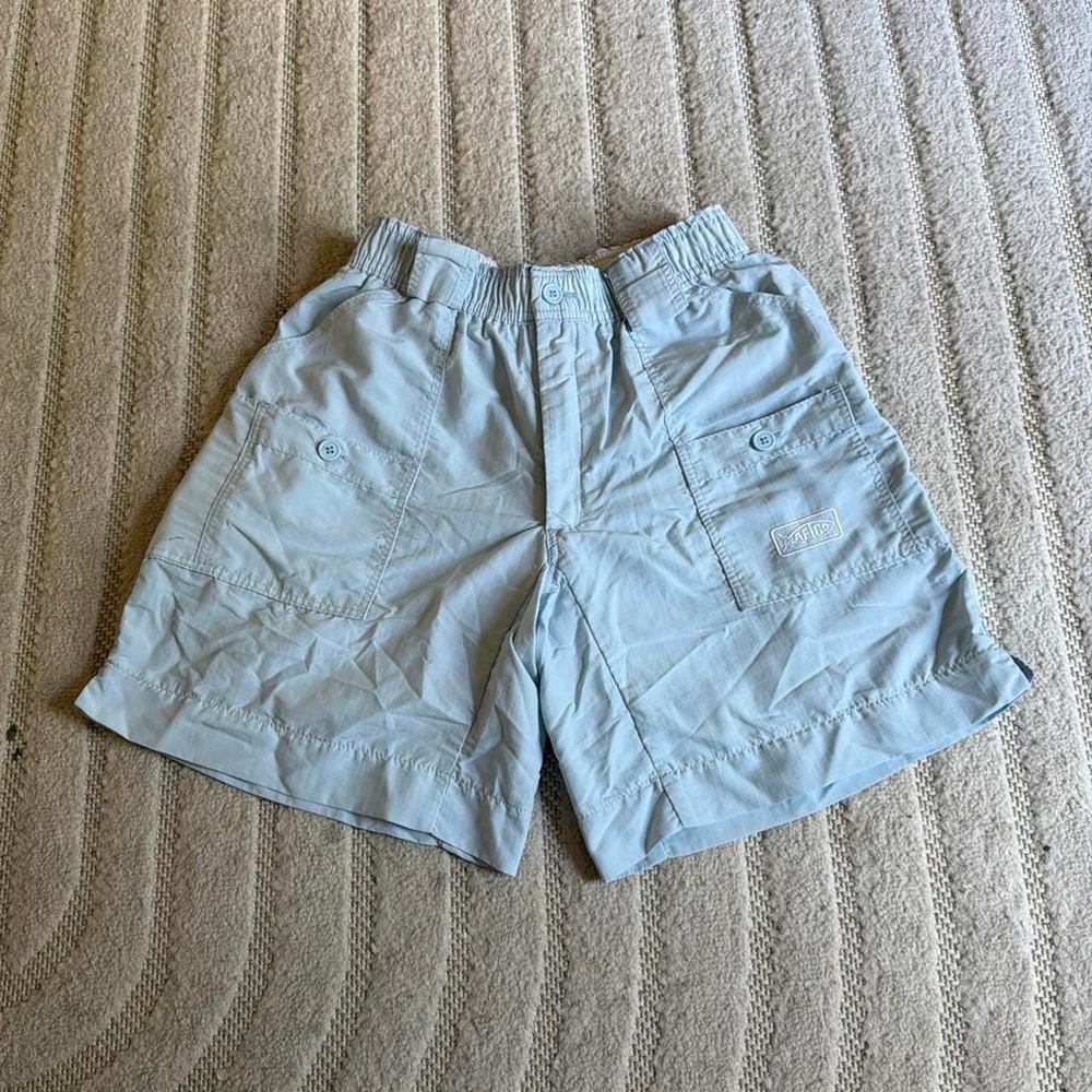 American Fishing Tackle Co. By Columbia light blue shorts size 28 sportswear